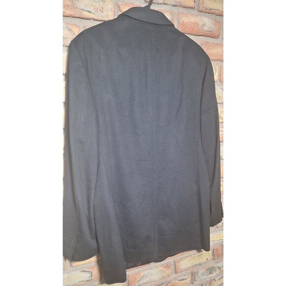 Moschino wool/cashmere 2 button blazer- mens jacket EU 50R/ US 40R- mint! Black - Picture 4 of 12